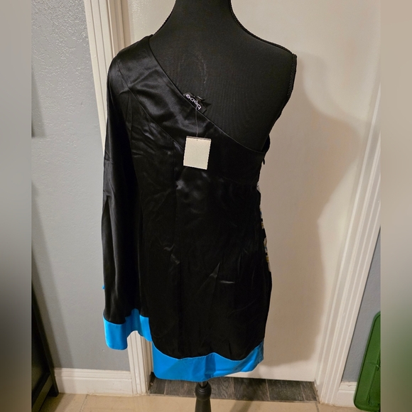 Nwt Vintage Bebe 100% Silk With Beads Dress Size S - Picture 3 of 7